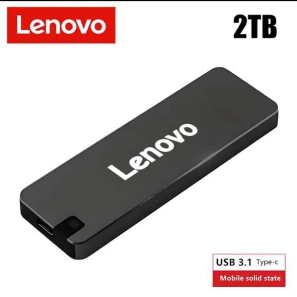 Lenovo Mini Portable SSD Type-CUSB3.1 Disque dur externe haute vitesse 2To