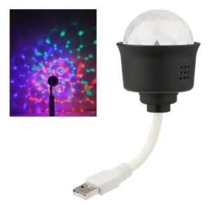 Mini USB Lumière LED DJ pour les Voitures, Maison et la Fête