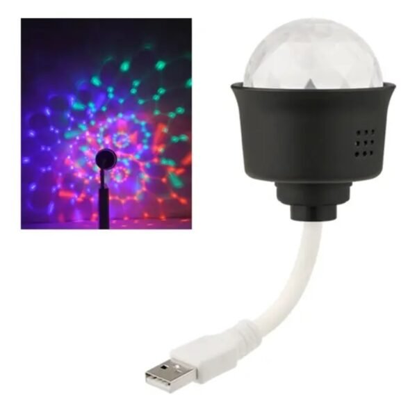 Mini USB Lumière LED DJ pour les Voitures, Maison et la Fête