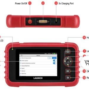 Launch outils de diagnostic OBD2 pour voiture Scan Moteurs, lecteur de code Mise à jour gratuite