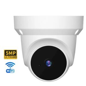 Caméra de Surveillance WIFI 5MP PTZ IP sans fil avec Vision Nocturne